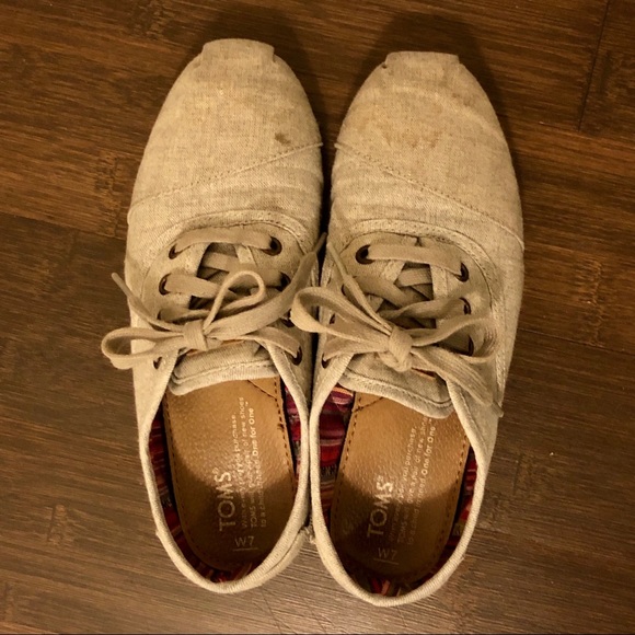 TOMS Gray Camden Women’s Cordones Sneakers - Picture 4 of 8